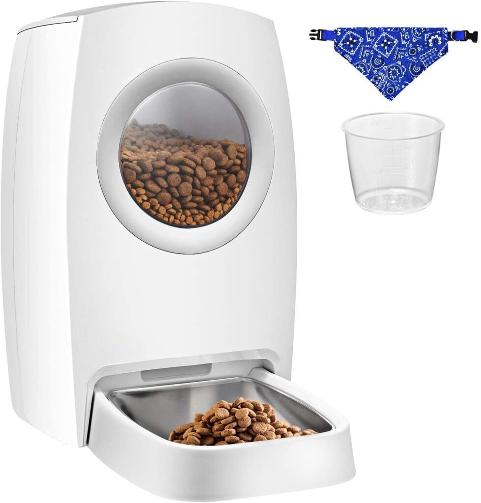 OKMEE-Automatic-Cat-Feeder-Dog-Food-Dispenser-with-Stainless-Steel-Tray-1
