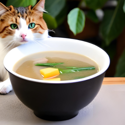 can cats eat miso soup?
